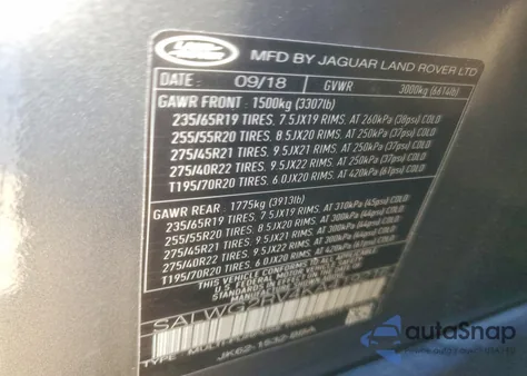 2019 Land Rover Range Rover Sport Se from USA, damaged, VIN SALWG2RV4KA419216